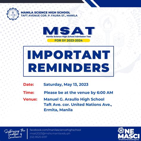 msat result 2024|Mabuhay, MSAT Examinees! We .